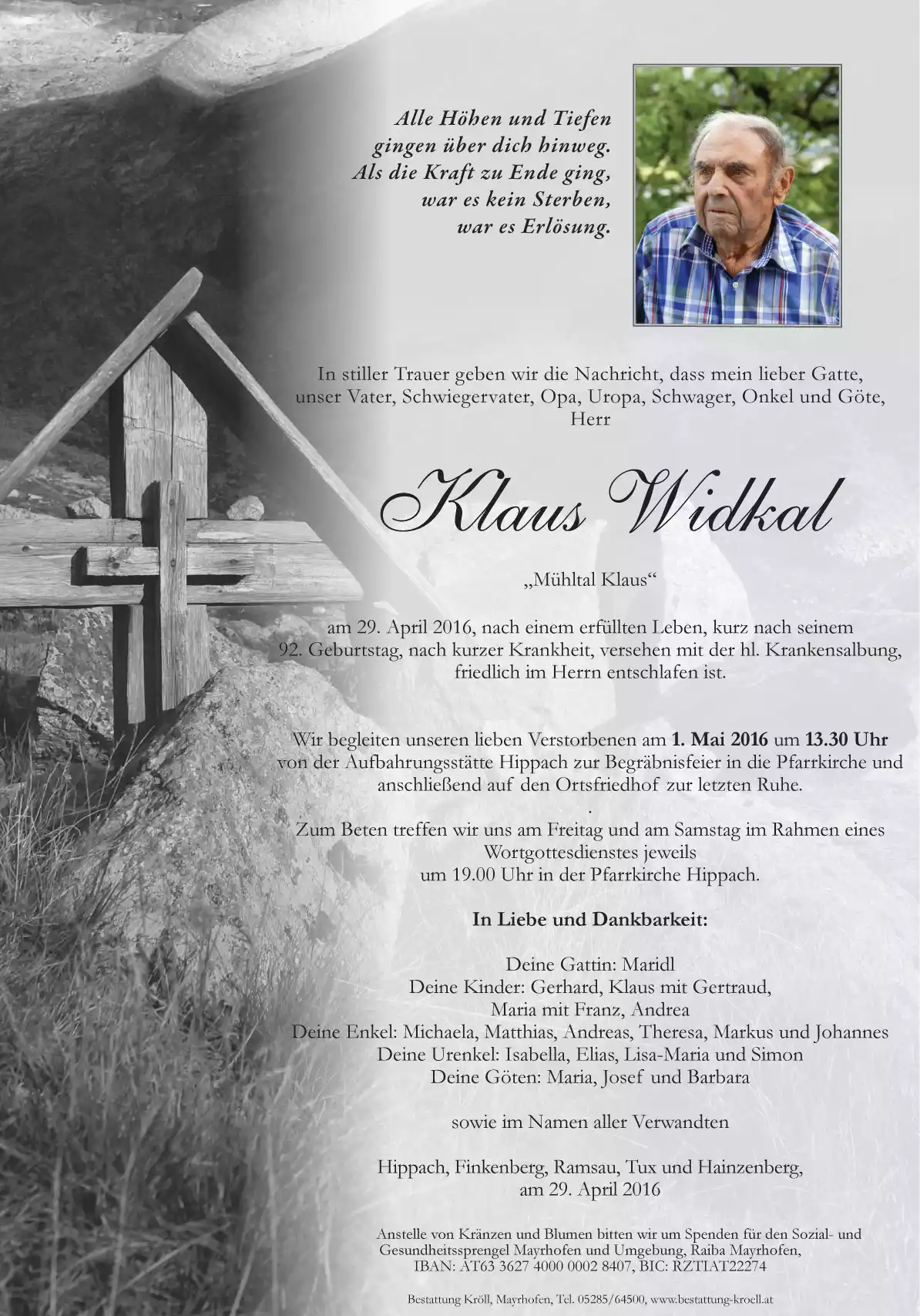 Parte von Klaus Widkal